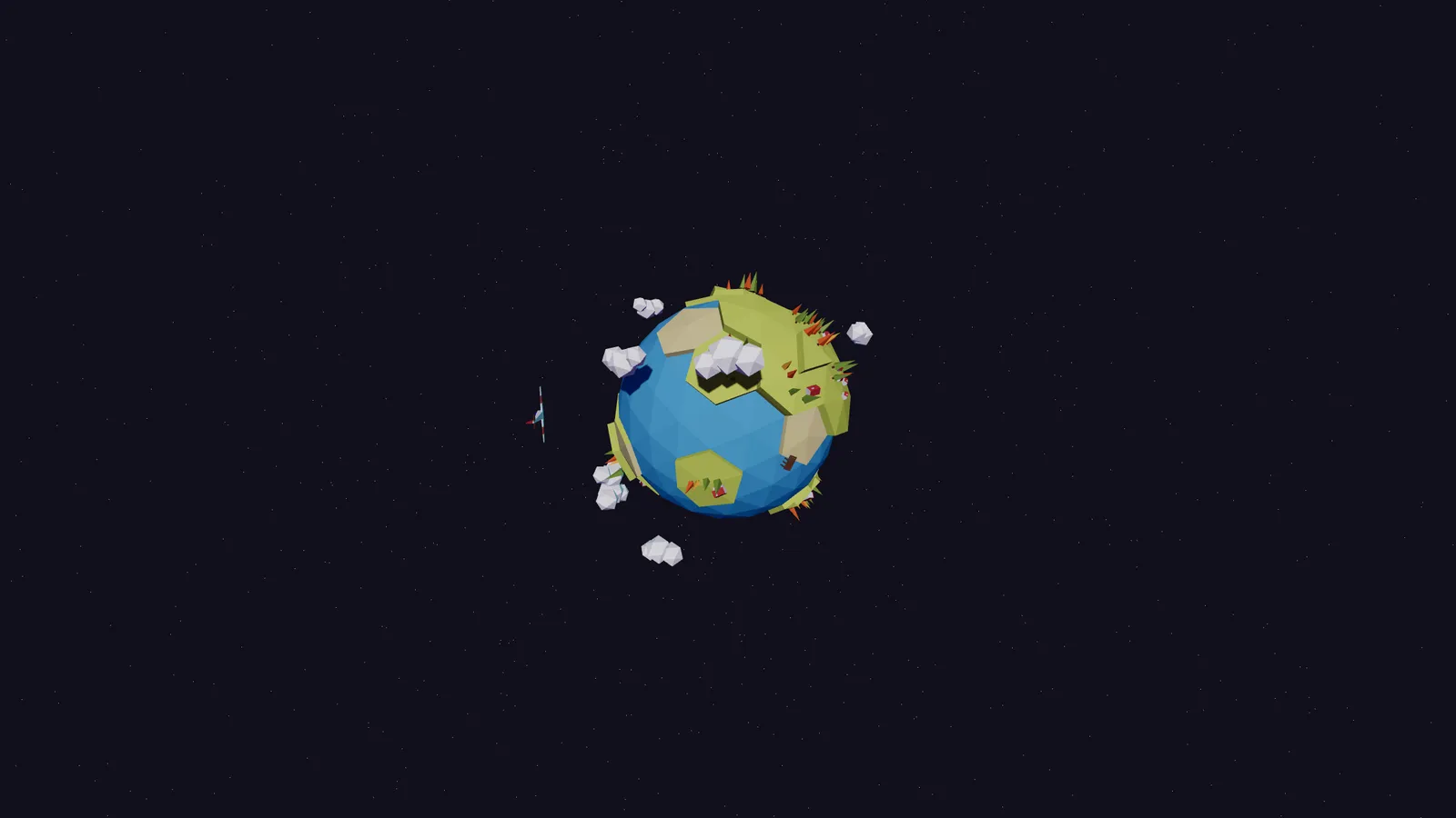 Low Poly Planet
